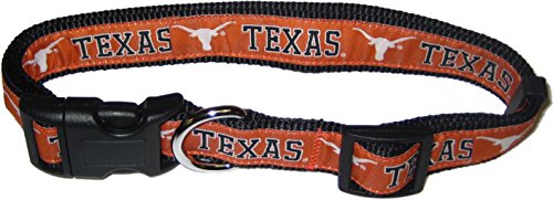 Texas Longhorns Dog Collar - Medium NCAA Pet Accessory