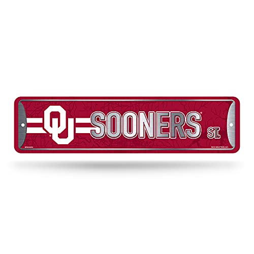 NCAA Metal Street Sign - 4" x 15" Durable Aluminum Décor