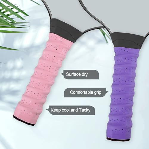 Pickleball Paddle Grip Tape - 6 Pack Anti-Slip Replacement Wrap