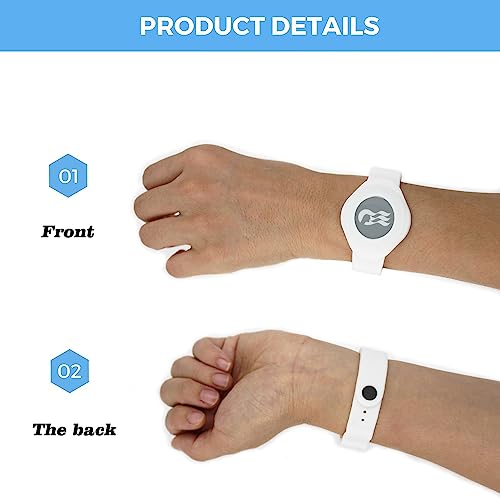 Princess Cruise Medallion Holder - Soft Silicone Wrist Strap - White