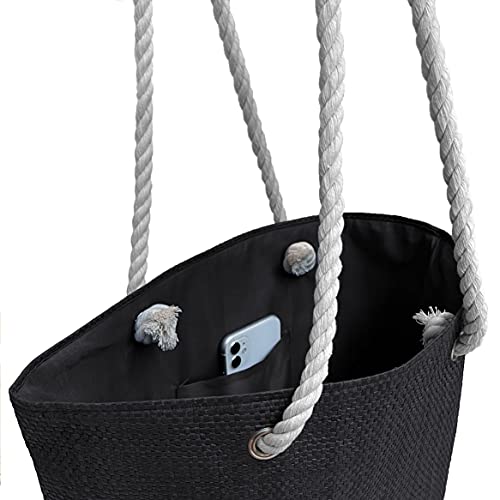 North Carolina Tar Heels Love Rope Tote Bag - 19" x 6" x 14"