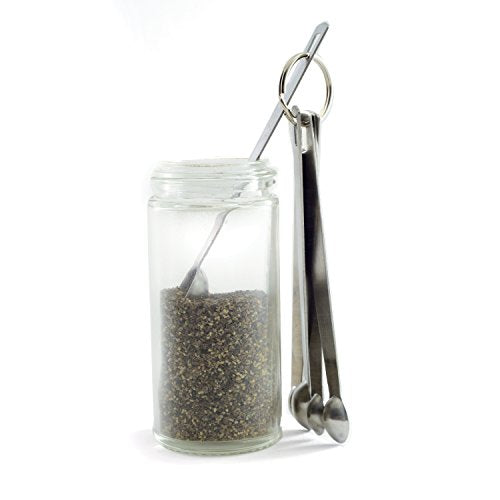 Mini Stainless Steel Measuring Spoons Set of 5 - Tad, Dash, Pinch, Smidgen, Drop