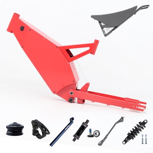 Enduro Ebike Frame F6 - Full Suspension Electric Bike Kit