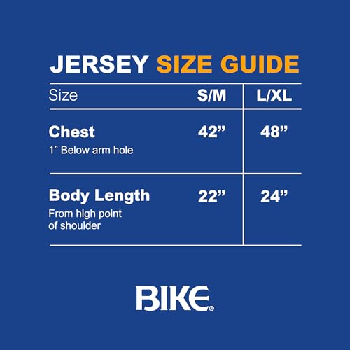Bike Athletic Unisex Short Sleeve Practice Jersey Top Large X-Large Black