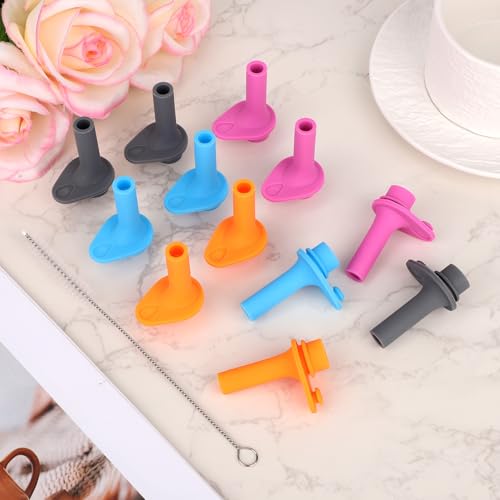 16 Pack Silicone Replacement Bite Valves for Zak Kelso 15oz Water Bottles