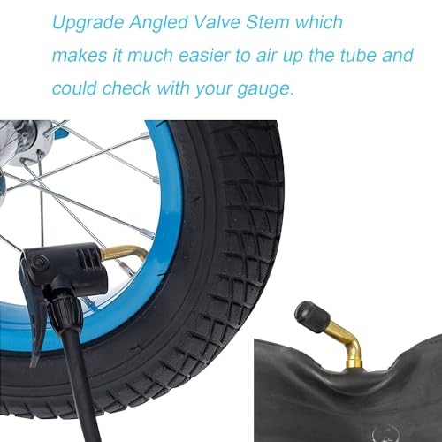 14x2.125 Electric Scooter Inner Tubes - 2 Pack with Angled Valve