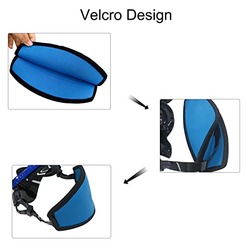 Diving Mask Strap Covers 3 Pack - Neoprene Goggle Straps Hair Protector for Snorkeling