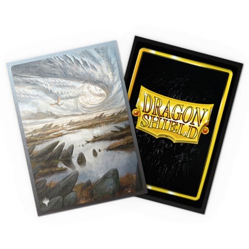 Dragon Shield Matte Dual Art Sleeves - Marsh Flats Magic MTG Landfall Series, 100 Count