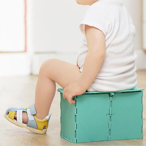 Travel Potty Foldable with Leak-Proof Design and 10 Liners for Toddler Potty Training