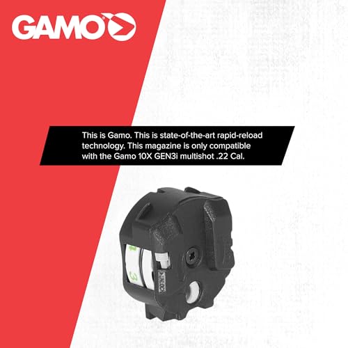10-Round Gamo Swarm 10X GEN3i Magazine - .22 Cal Smooth Indexing