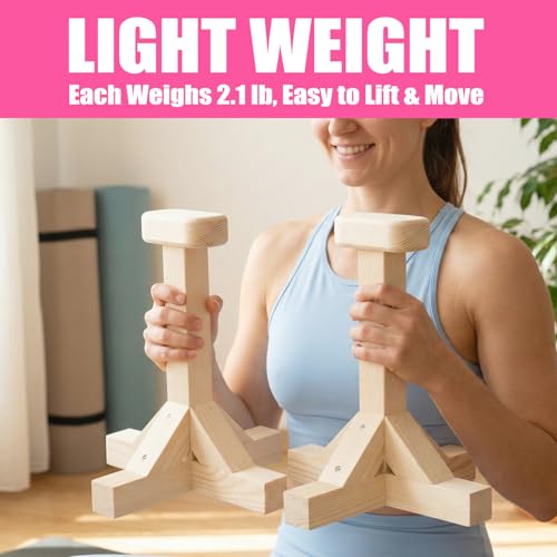 Handstand Canes for Balance Training - Wood-3