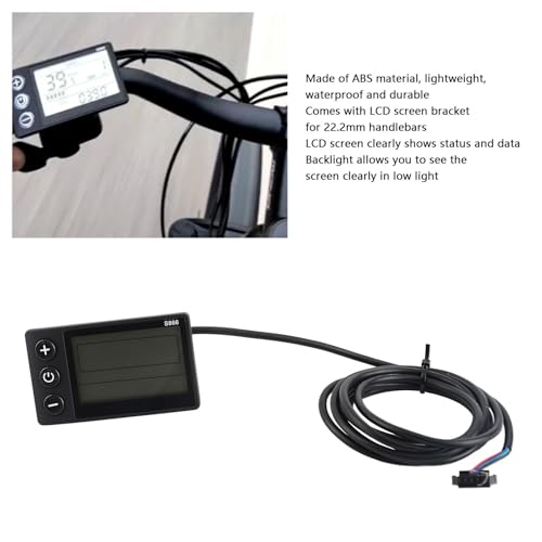 S866 LCD Bike Speedometer - Electric Scooter Control Panel