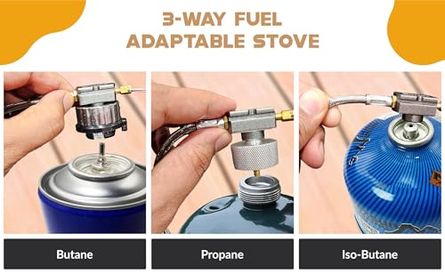 Roamix 54,500 BTU Multi-Fuel Portable Camping Stove with Carrying Case