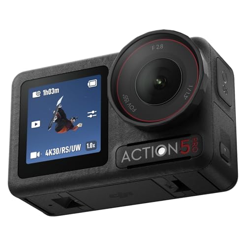 4K Waterproof Action Camera with Dual OLED Touchscreens