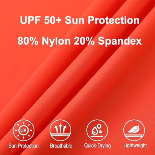 Kids Neon Swim Shirt - Short Sleeve UPF 50+ Rash Guard, 7-8 Years