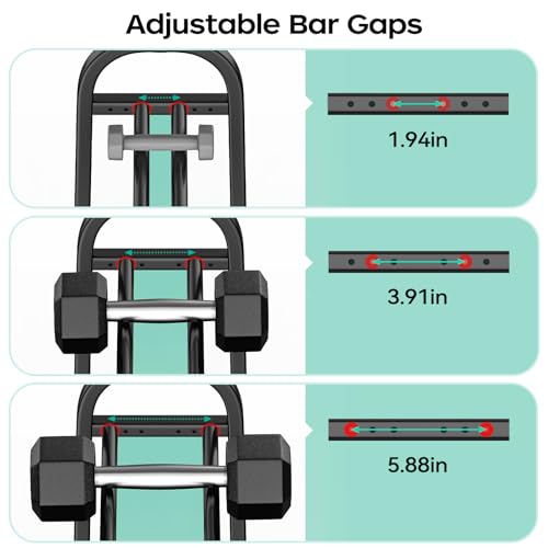 3 Tier Dumbbell Rack - Heavy Duty Storage & Organizer Shelf - Matte Black / 18.5'' Length
