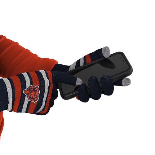 Chicago Bears Knit Hat & Gloves Set - Team Color, One Size