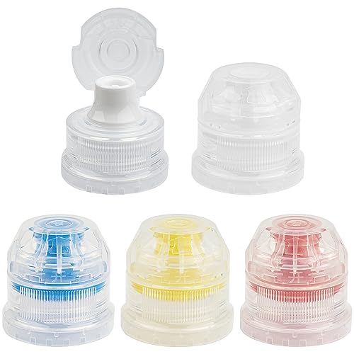 28mm Push Pull Caps - Replacement Tops for Water Bottles, 10PCS