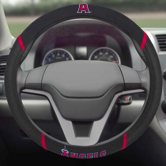 Embroidered Steering Wheel Cover - Los Angeles Angels