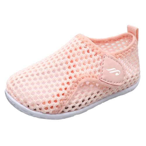 JIASUQI Baby Water Shoes for Toddler Girls & Boys 2.5-3 Years Pink Beach Sandals