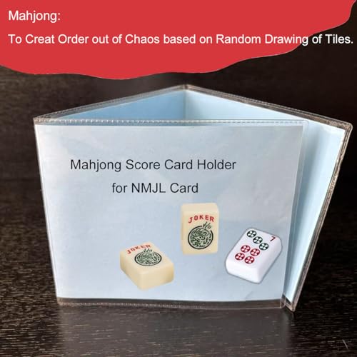 Mahjong Card Sleeve、Holder &Cover, Accessories,Fit NMJL Large Print