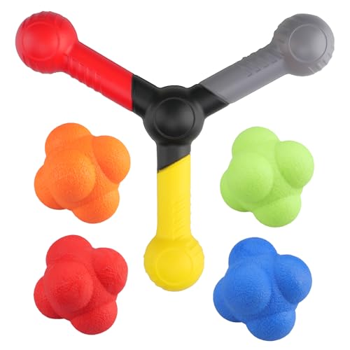Hand-Eye Coordination Training Tools with 4 Reaction Balls