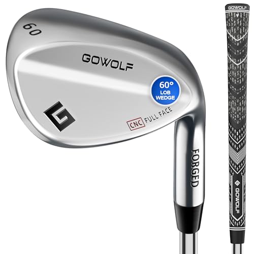Golf Wedge 60 Degree - Forged Full Face Gap & Lob Wedge for Men
