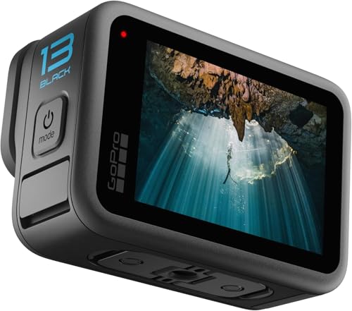 GoPro HERO13 Black Accessory Bundle - 2 Batteries, 64GB Card, Carrying Case