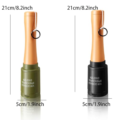 M24 Airsoft Grenades - 2PCS Tactical Toy Hand Grenades - Green
