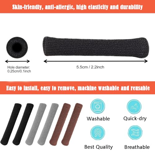 Glasses Ear Cushion, Eyeglasses Temple Tips Sleeve Protectors, Eyeglass Ears Behind Guards Ends Arm Covers