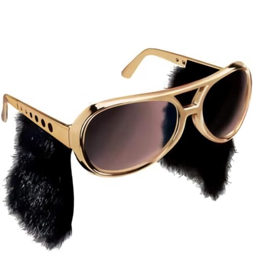 Rock & Roll Sunglasses with Sideburns
