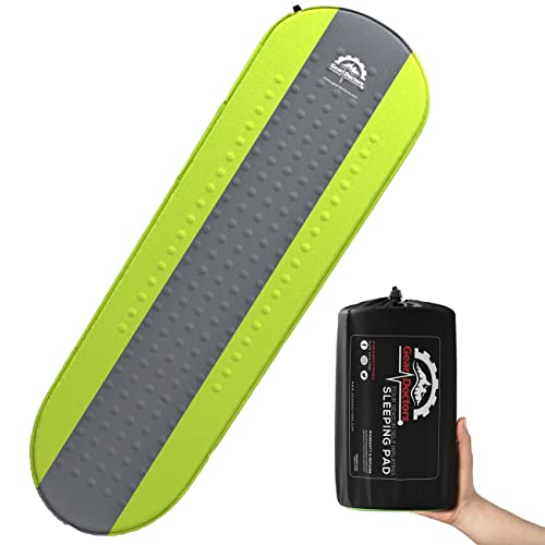 Gear Doctors Oxylus Self-Inflating Camping Sleeping Pad 4 Seasons, R-Value 4.3, Regular