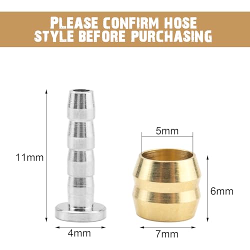 10pcs Bicycle Hydraulic Disc Brake Olive and Barb Inserts - BH90