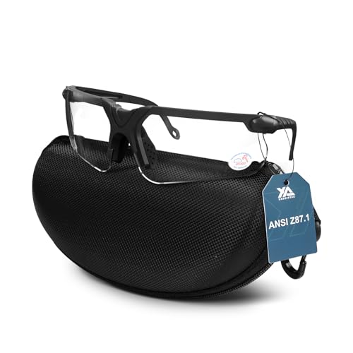 Safety Glasses - Anti Fog Shooting Glasses with Case - Clear