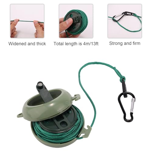 Hunting Tree Stand Gear Hoist 33ft Retractable Bow Rope Lifter for Tree Stands