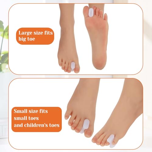 12-Piece Bunion Corrector Gel Toe Separators - Soft Toe Spacers
