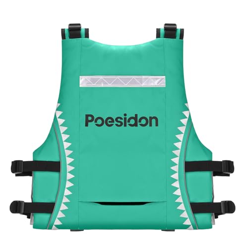 Adjustable Water Safety Life Jacket - Medium-Large Aqua Design