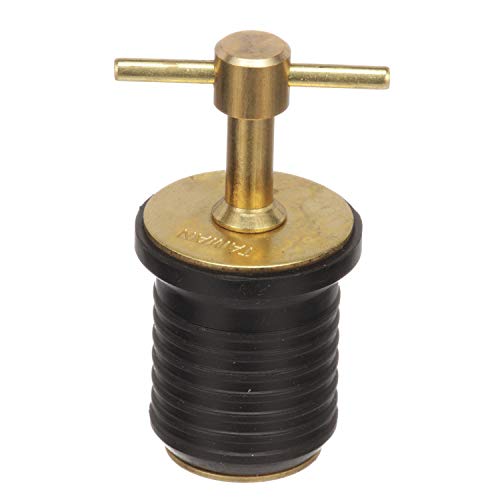 T-Handle Drain Plug - Non-Corrosive Brass, One Size