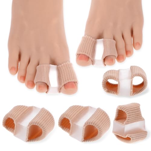 Toe Separators for Women - 6 Pcs Dual Size Silicone Spacers