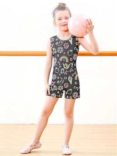 Gymnastics Leotards for Girls - Ballet Unitards with Shorts