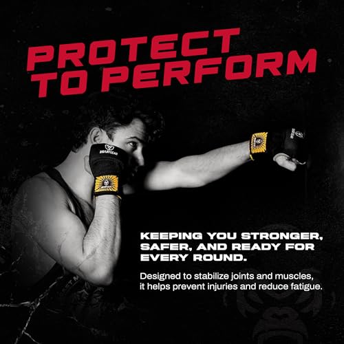 Boxing Hand Wraps with Gel Padding - Small Size, 100cm Straps