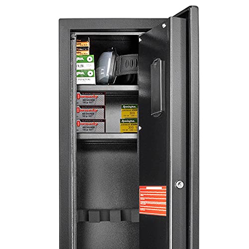 Barska Extra Shelf for Biometric Safe AX11652 – Adjustable Steel Storage Organizer for Firearms, Valuables, and Home Security