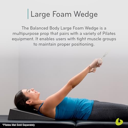 Large Foam Wedge for Pilates - Portable Exercise Support
