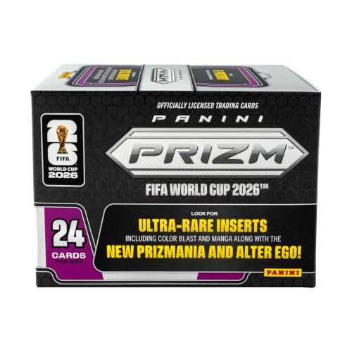 2026 Panini Prizm World Cup Soccer Trading Cards Value Box - 24 Cards