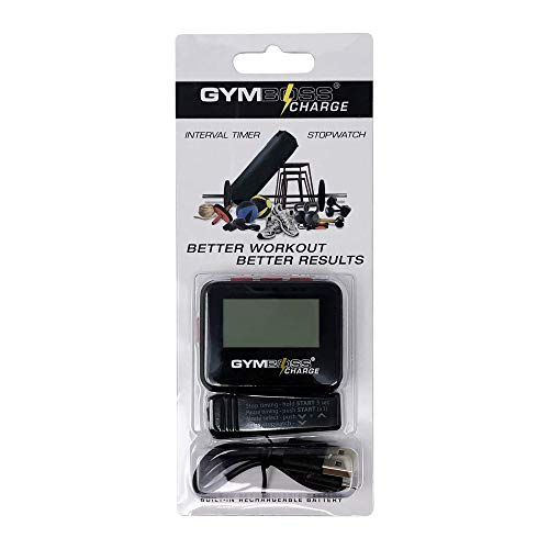 Interval Timer and Stopwatch - Black/Red