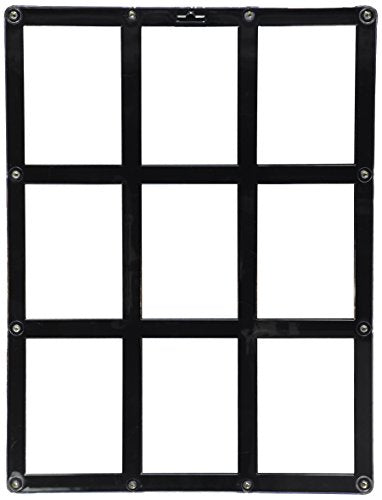 Wall Mountable Trading Card Display Frame for 9 Cards
