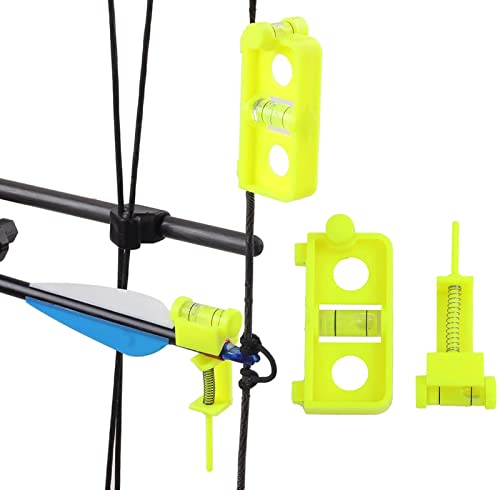 SOPOGER Yellow Archery Bow Level Kit for Rest & Sight Tuning Multifunctional Precision Tool