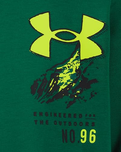 Under Armour Boys' Fleece Pullover Hoodie Sweatshirt - Outdoor Campus Ivy Ua, Large