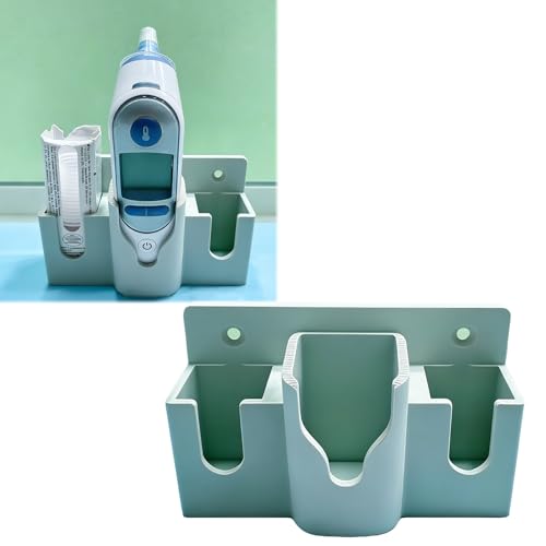 Ear Thermometer Organizer Station with Probe Cover Dispenser