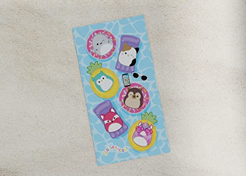Franco Squishmallows Cotton Beach Towel 58x28 Inches - Soft Pool & Bath Accessory
